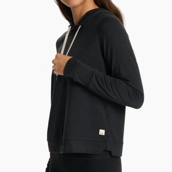 Vuori Halo Essential Hoodie in Black, Size Small - Picture 2 of 5